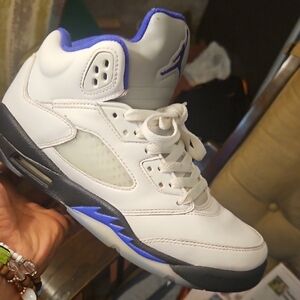 Jordan Kids Sneakers White and Blue
